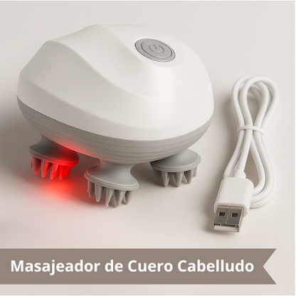 CapiLux™ - Masajeador 360º para el crecimiento del cabello y alivio del estrés 💆