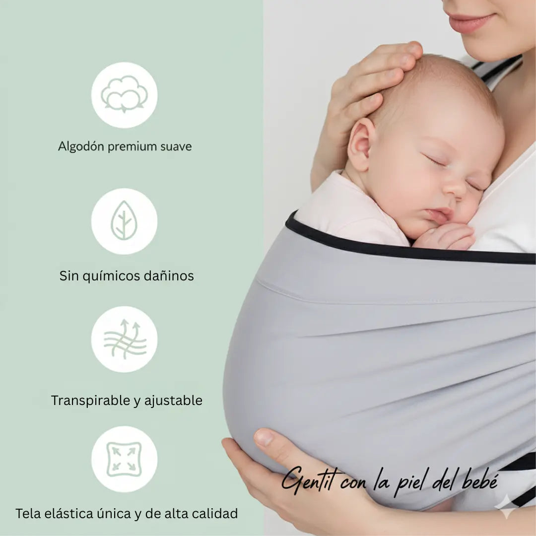 Kangu™ - Portabebé ergonómico y  ajustable 👶🏼