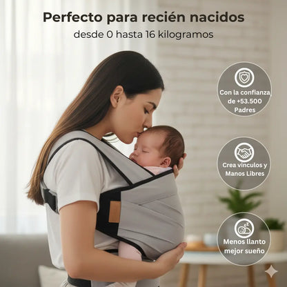 Kangu™ - Portabebé ergonómico y  ajustable 👶🏼