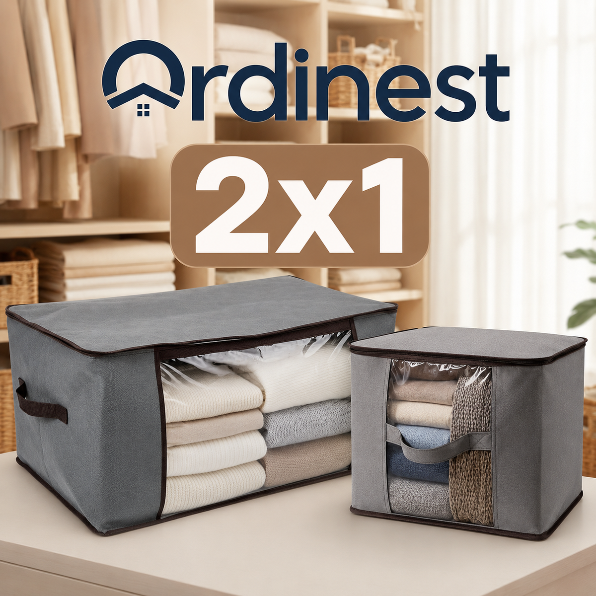 Ordinest™ - Organizadores de mantas, ropa y mucho más! PROMO 2X1!! 💥
