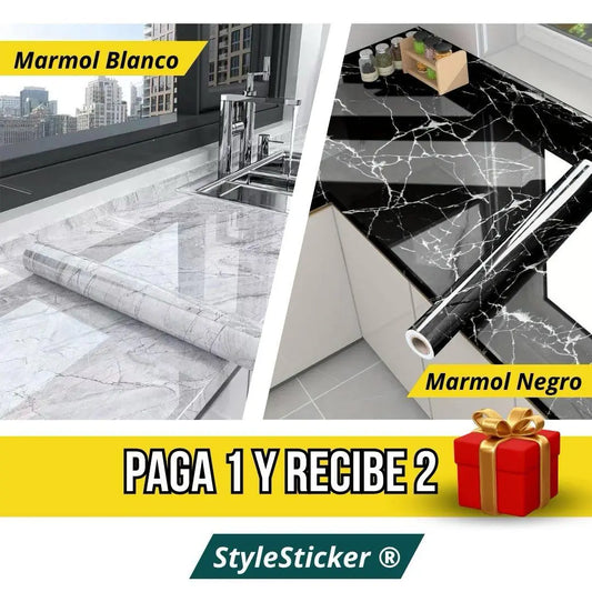 StyleSticker™ PAPEL ADHESIVO MARMOL | RENUEVA TU HOGAR EN TIEMPO RÉCORD!