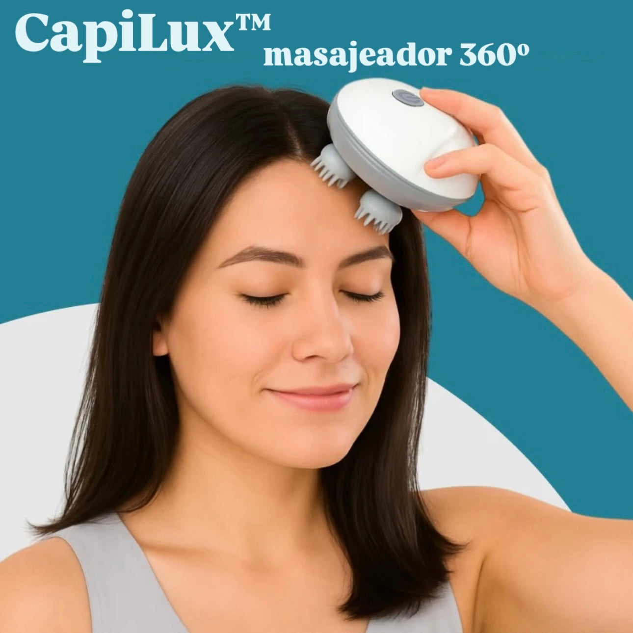CapiLux™ - Masajeador 360º para el crecimiento del cabello y alivio del estrés 💆
