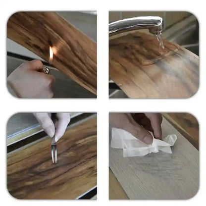WoodFlex™ - Piso simil madera adhesivo - Pack x 10 unidades (1,5 m²)
