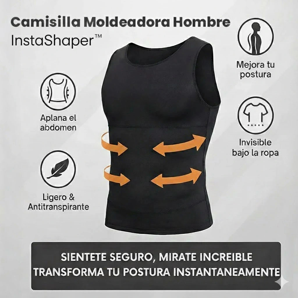 InstaShaper™ | Camisilla Faja de compresión Ultrainvisible con ENVIO GRATIS