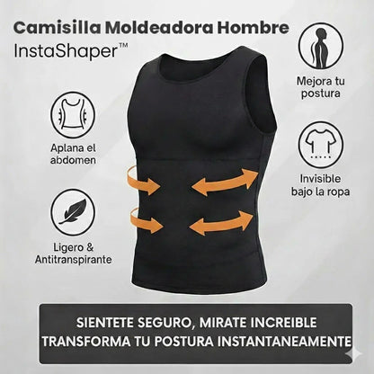 InstaShaper™ | Camisilla Faja de compresión Ultrainvisible con ENVIO GRATIS
