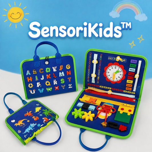 SensoriKids™ - Libro sensorial Montessori 📚