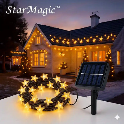 StarMagic™ | 5mts Luces Solares LED para Jardín, Patio o Interiores ✨🎄