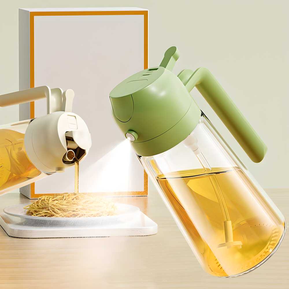 OilTwin™ - Aceitera 2 en 1 - Vertedor y spray
