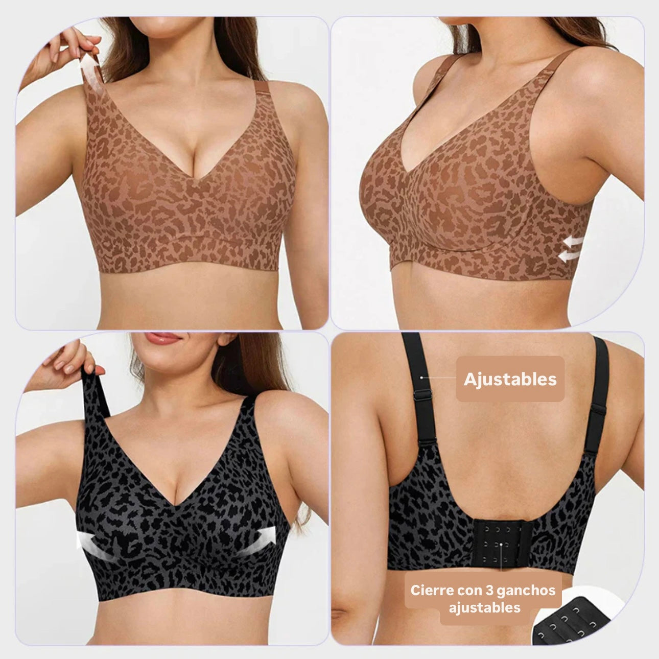 JellyBra™ - Corpiño invisible, sin costuras y sin dolor | Animal Print 👙