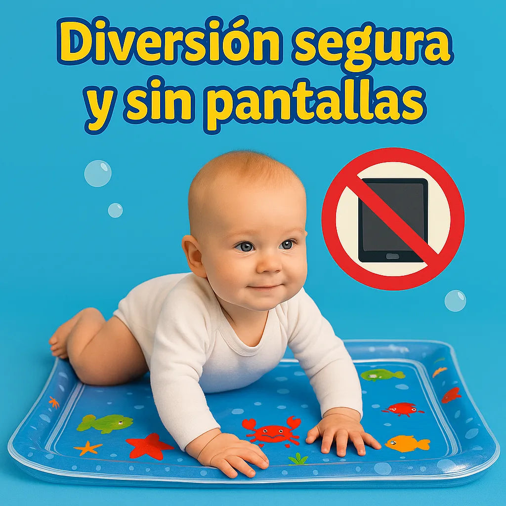 Aqualino™ - Tapete de agua sensorial para bebés 💦