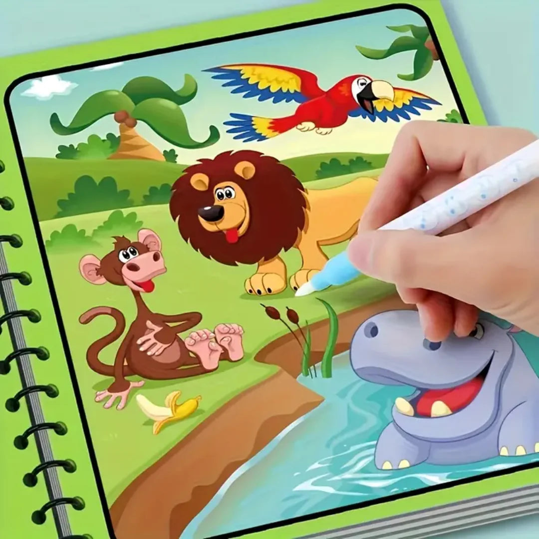 AquaMagic™- Libro mágico para colorear con agua 🎨 PROMO 2X1!!