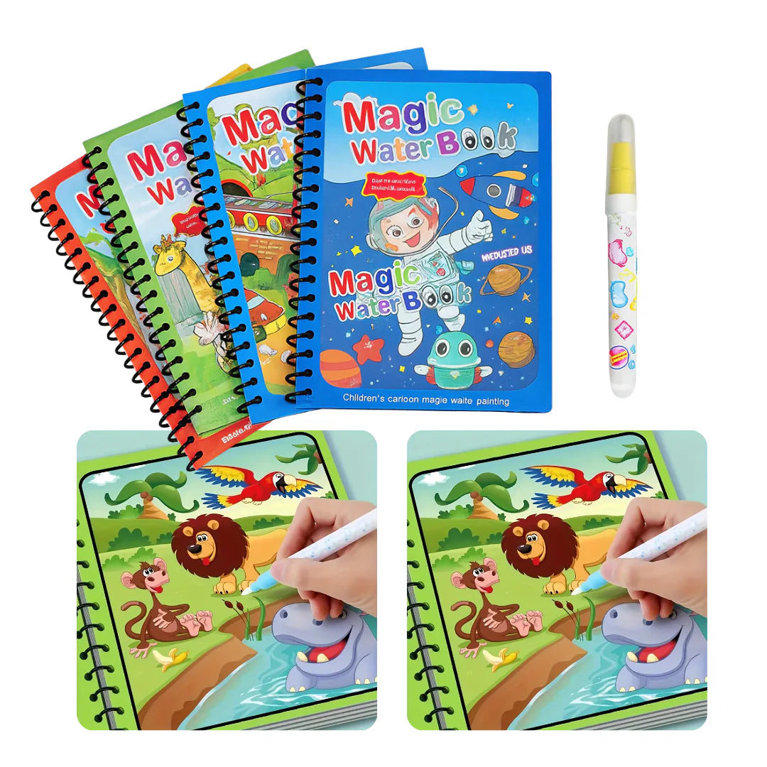 AquaMagic™- Libro mágico para colorear con agua 🎨 PROMO 2X1!!