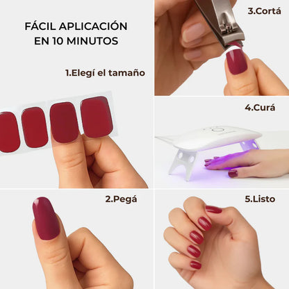 AvuNails™ - Pack de 20 uñas de gel 💅