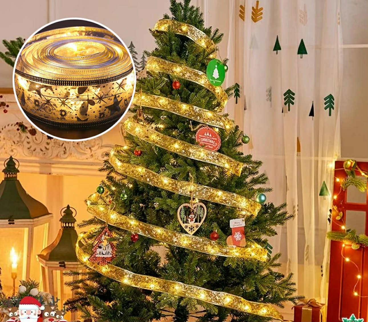 Sparkline™ - Cinta decorativa con luz led de 8 metros y usb ✨