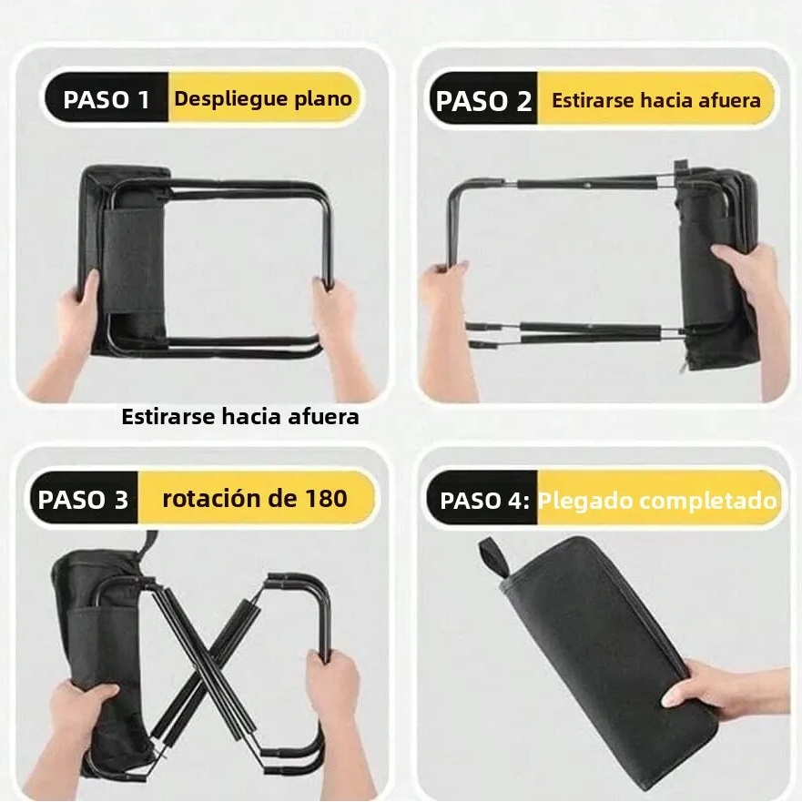 TinyStool™ -Banquito plegable y portátil con funda