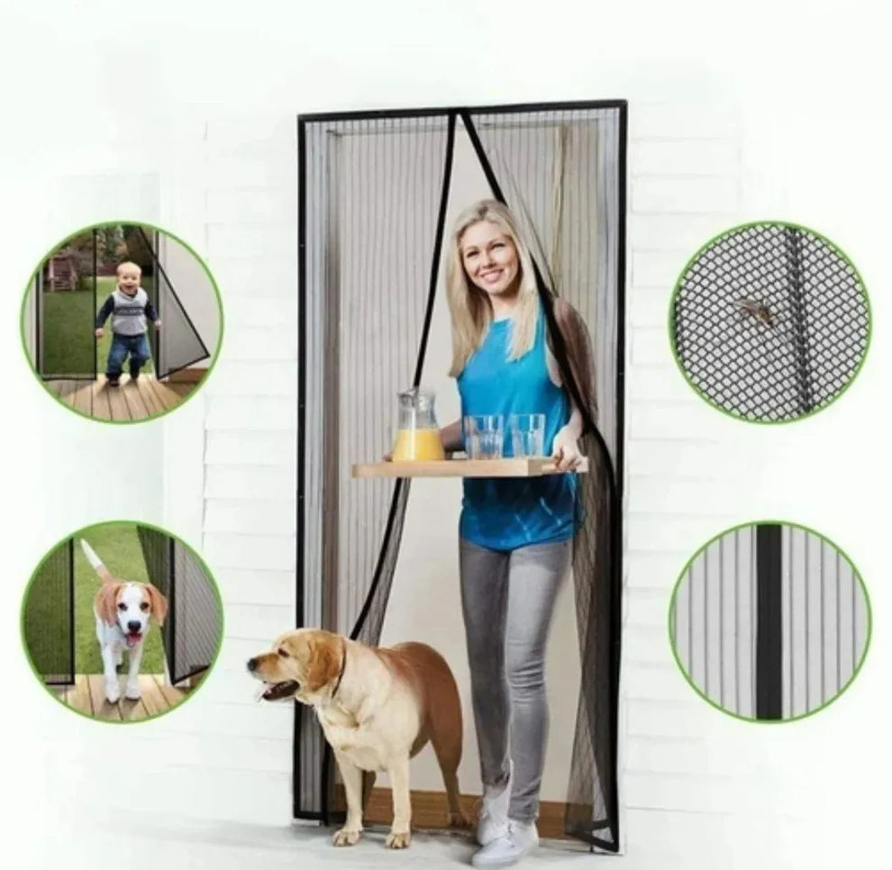 BugOff™ -Cortina mosquitera magnetica premium 🚫🦟🪟