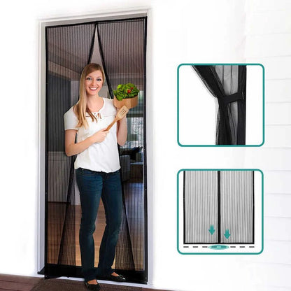 BugOff™ -Cortina mosquitera magnetica premium 🚫🦟🪟