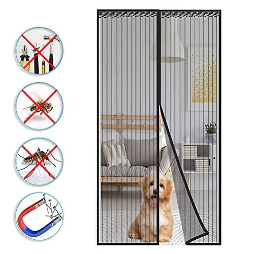 BugOff™ -Cortina mosquitera magnetica premium 🚫🦟🪟
