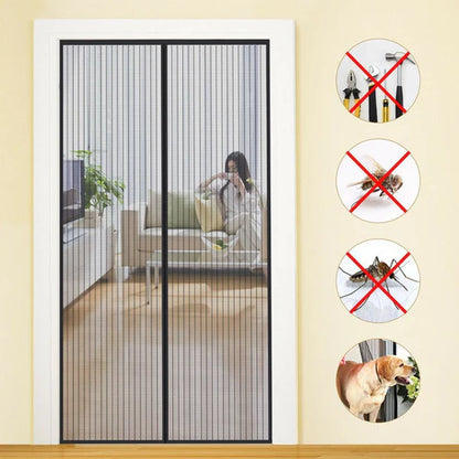 BugOff™ -Cortina mosquitera magnetica premium 🚫🦟🪟