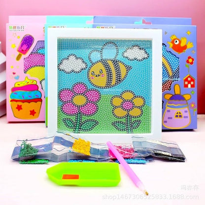 BrillArte™ ✨ 2 x 1!! Kit de pintura diamantes con marco 💎