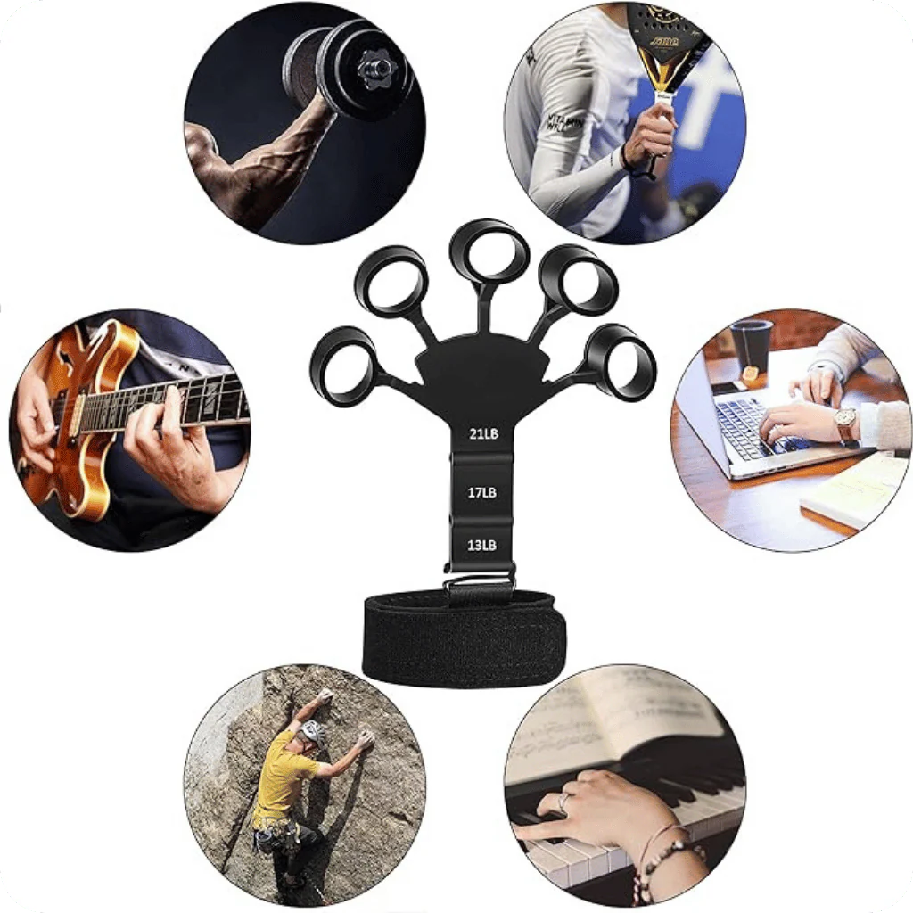 AvuGrip™ ✋ Fortalecedor de agarre, ejercitador de manos y dedos 💪