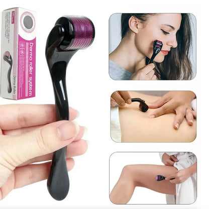 DermaRoll™ - Rodillo facial y capilar ✨