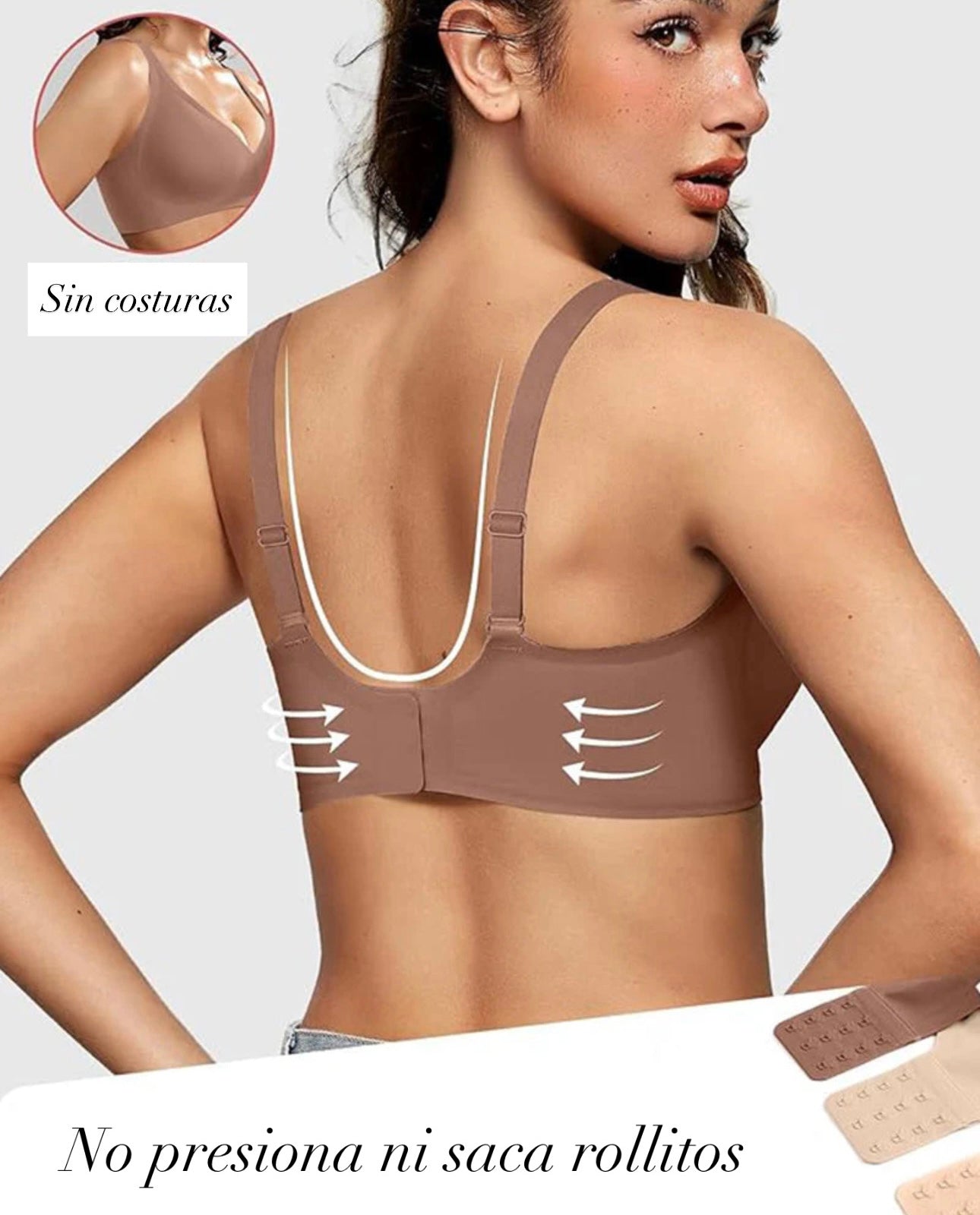 JellyBra™ - Corpiño viral "push up" y sin costuras ✓