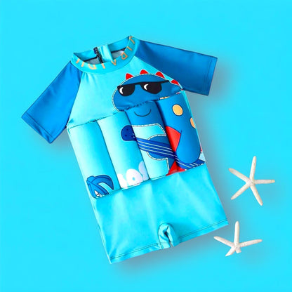 SalvaKids™ - Traje de baño con flotador ajustable incorporado 🛟