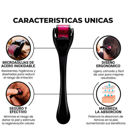 DermaRoll™ - Rodillo facial y capilar ✨