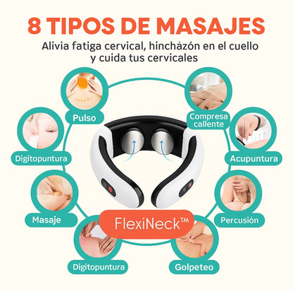 FlexiNeck™ - Masajeador cervical, cuellos y hombros