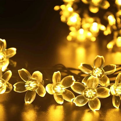 FlowerSun™ - Guirnalda de luces led solares 🌼