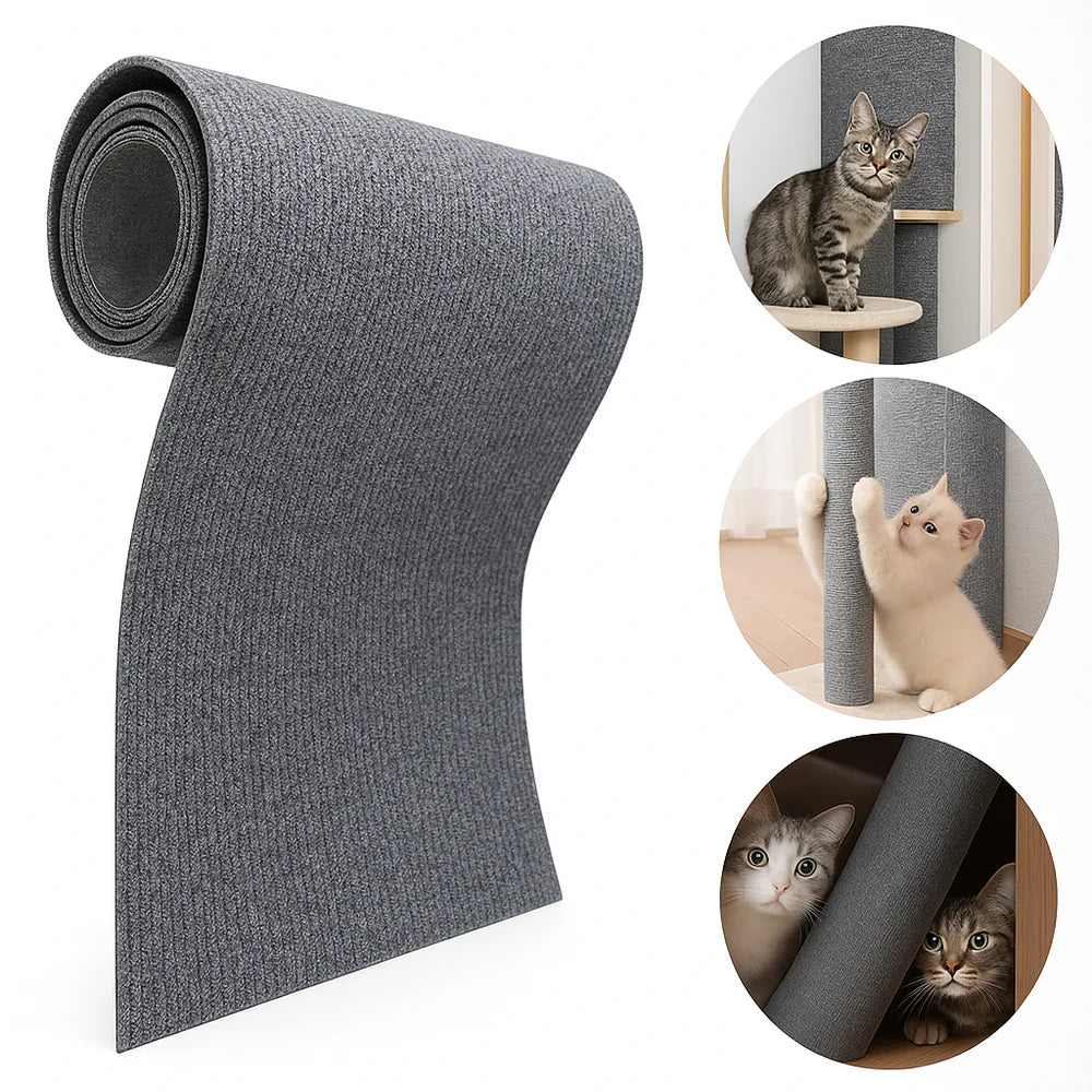 RasCat™ - Rascador para gatos, protector adhesivo 60 x 60cm 🐈