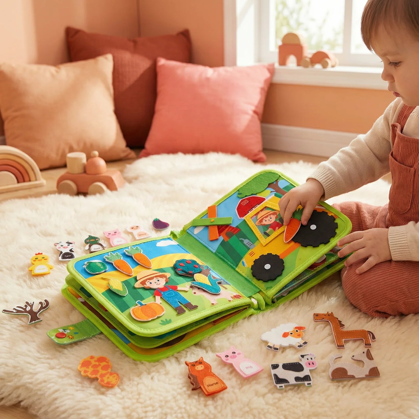 SensoriKids™ - Libro sensorial Montessori 📚