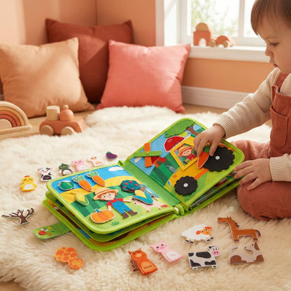 SensoriKids™ - Libro sensorial Montessori 📚