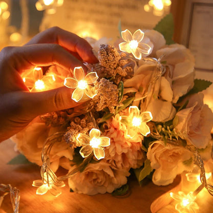 FlowerSun™ - Guirnalda de luces led solares 🌼