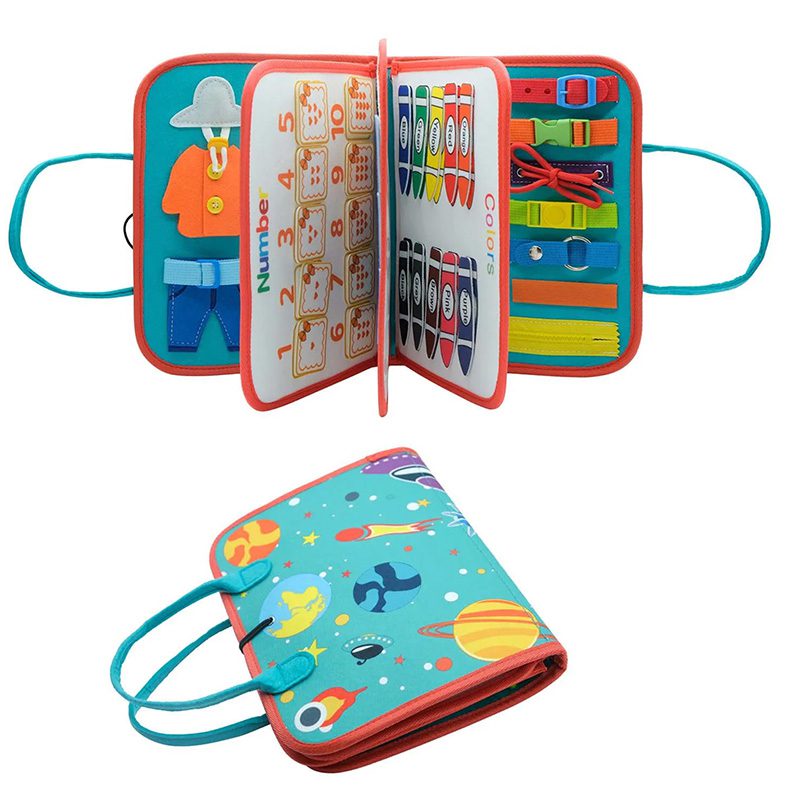 SensoriKids™ - Libro sensorial Montessori 📚