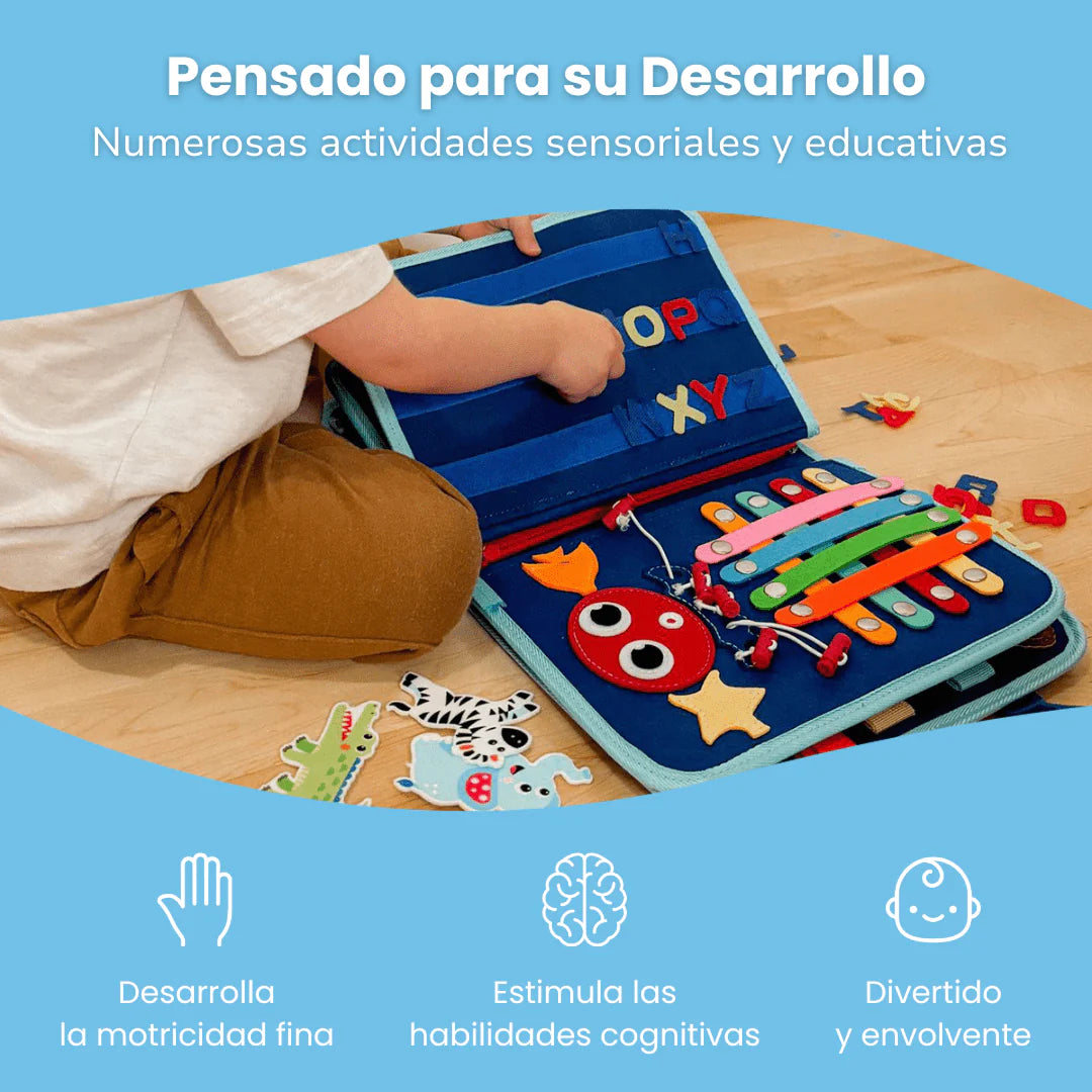 SensoriKids™ - Libro sensorial Montessori 📚