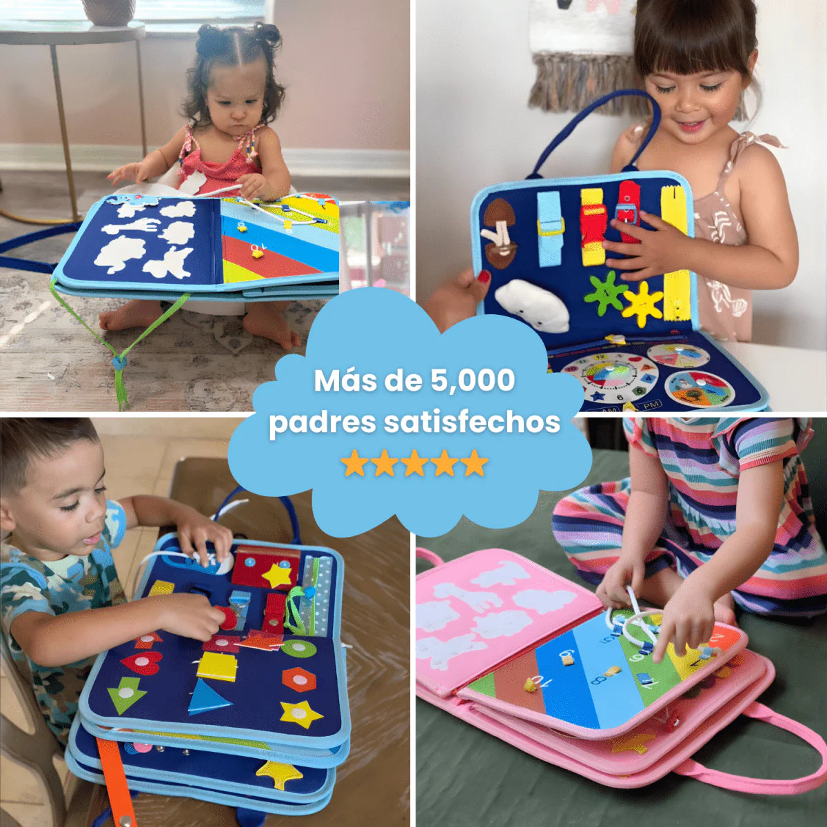 SensoriKids™ - Libro sensorial Montessori 📚