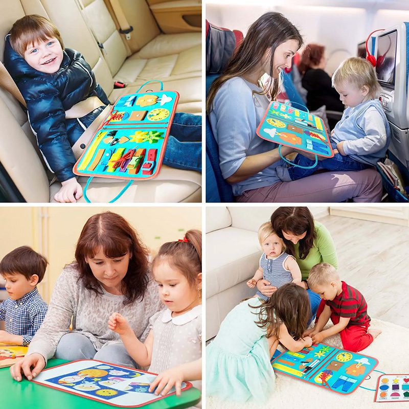 SensoriKids™ - Libro sensorial Montessori 📚