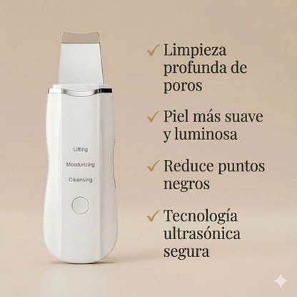 DermaSonic™ - Limpiador facial ultrasónico 3 en 1 ✨