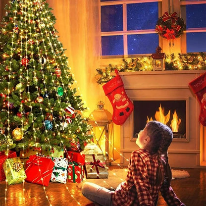 StarLights™ | 193 Luces en cascada con estrella 🌟🎄