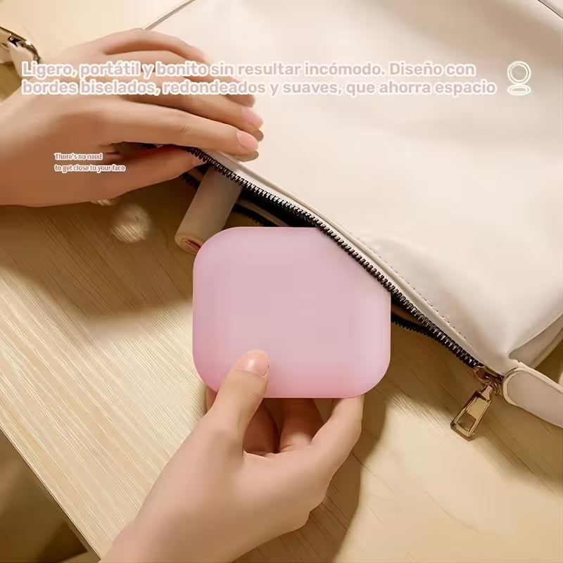 Lumea™ - Espejo compacto recargable con luz led, aumento y doble cara 🪞
