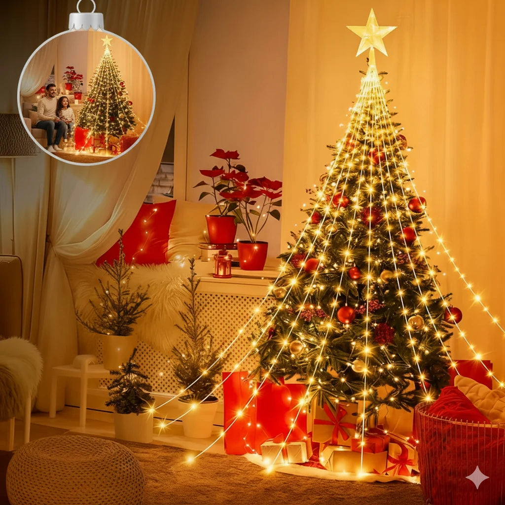 LumiStar™ - Luces led con efecto cascada y estrella 🌟
