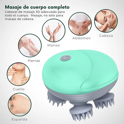 CapiLux™ - Masajeador 360º para el crecimiento del cabello y alivio del estrés 💆