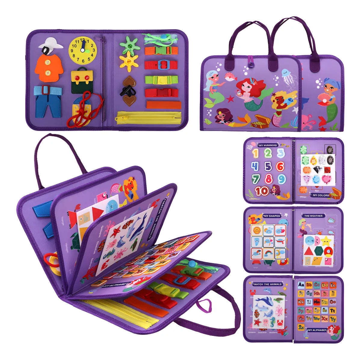 SensoriKids™ - Libro sensorial Montessori 📚