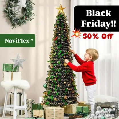 NaviFlex™ -  Árbol de Navidad plegable 🎄BLACK FRIDAY  50% OFF!! 💥