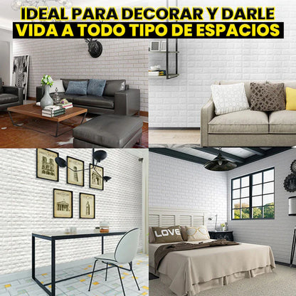 DecoWall3D™ - Panel de revestimiento de paredes 3D 💥 PROMO 3X1!! 💥