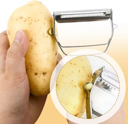 SteelPeel™ - Pelador multifuncional de acero inoxidable
