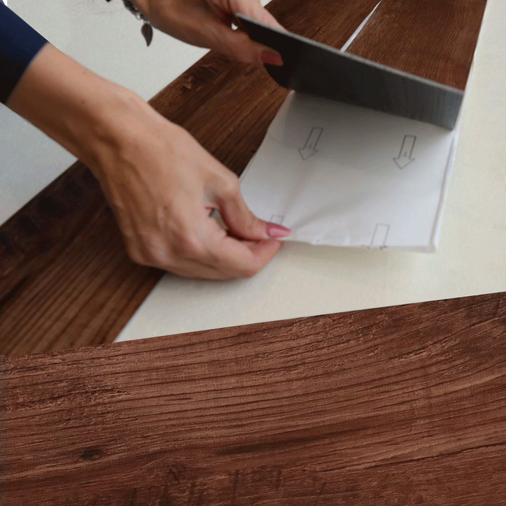 WoodFlex™ - Piso simil madera adhesivo - Pack x 10 unidades (1,5 m²)