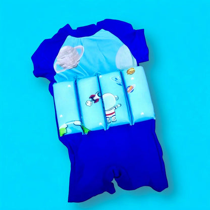 SalvaKids™ - Traje de baño con flotador ajustable incorporado 🛟